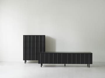 Rib commode 4 lades - Soft Black - Normann Copenhagen