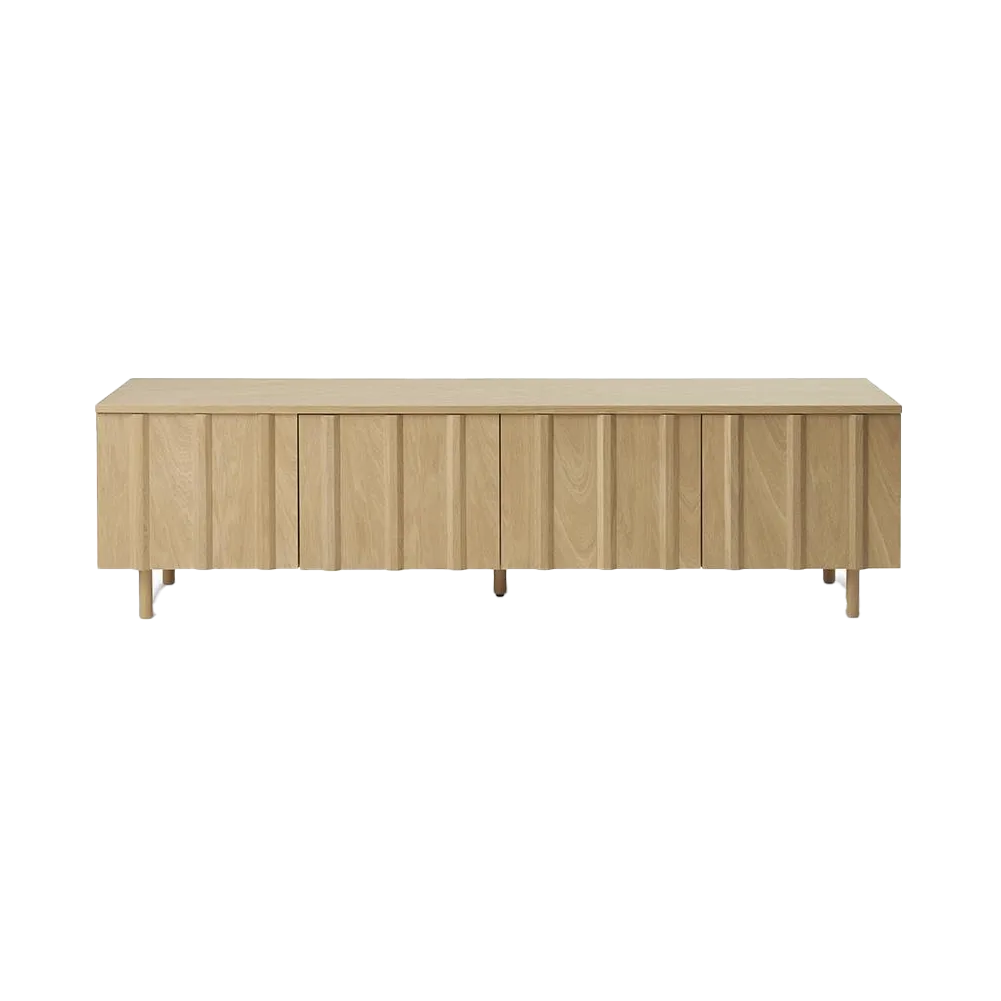 Rib dressoir laag, Oak Normann Copenhagen