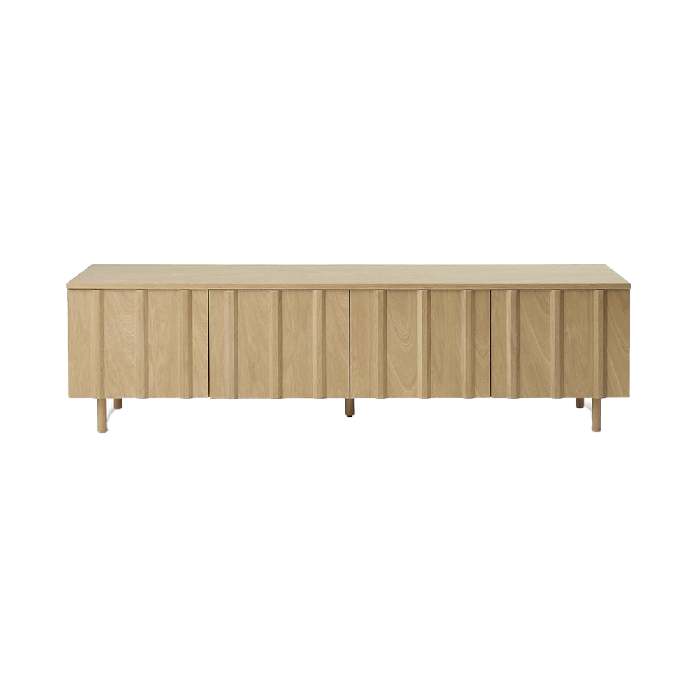 Normann Copenhagen Rib dressoir laag Oak | Scandinavisch Interieur | Ladekasten & dressoirs | Beige