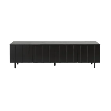 Rib dressoir laag - Soft Black - Normann Copenhagen