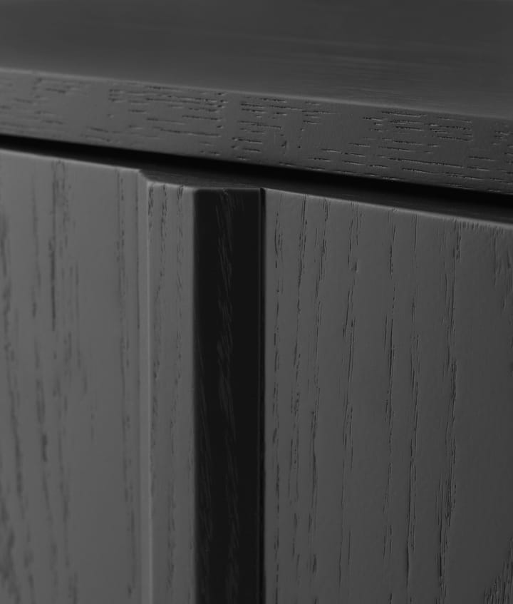 Rib dressoir laag, Soft Black Normann Copenhagen