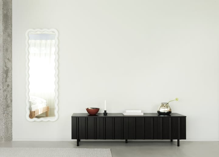 Rib dressoir laag, Soft Black Normann Copenhagen