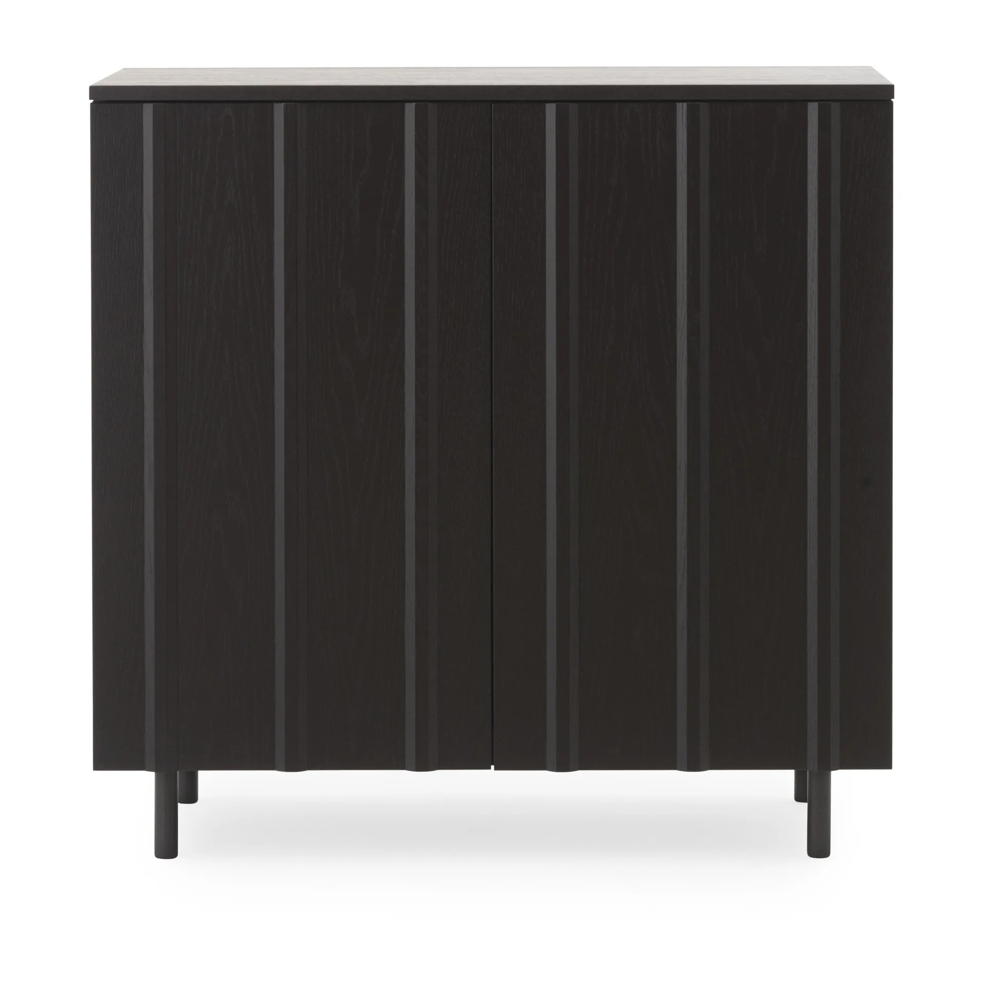 Rib kast 96x98,5 cm, Soft Black Normann Copenhagen