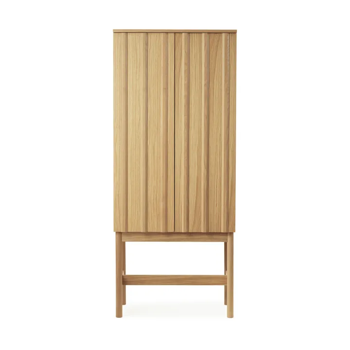 Rib kast - Eiken, 166,5x70x43 cm - Normann Copenhagen
