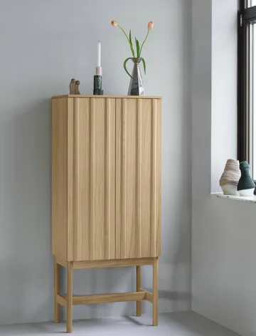Rib kast - Eiken, 166,5x70x43 cm - Normann Copenhagen