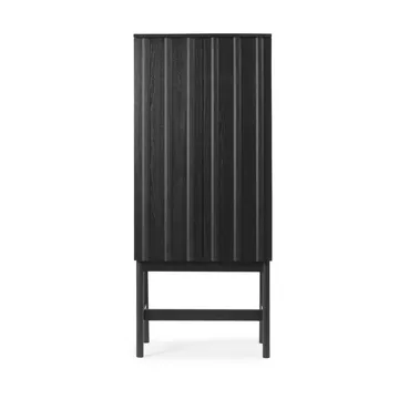 Rib kast - Zacht zwart, 166,5x70x43 cm - Normann Copenhagen