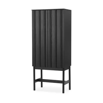 Rib kast - Zacht zwart, 166,5x70x43 cm - Normann Copenhagen