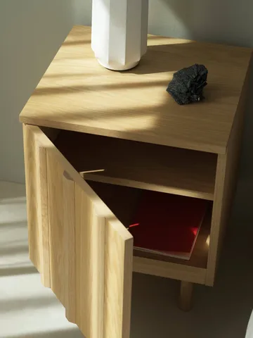 Rib nachtkastje - Eiken, 52x42x40 cm - Normann Copenhagen