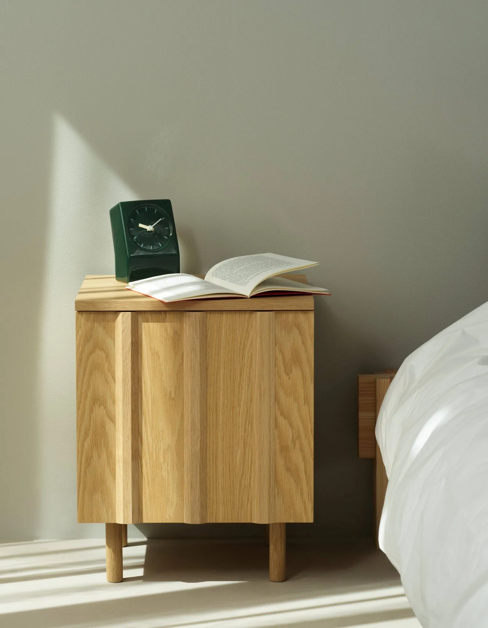 Rib nachtkastje, Eiken, 52x42x40 cm Normann Copenhagen