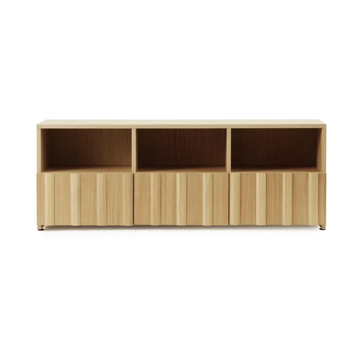 Rib sideboard hybrid - Eiken, 44x120x38 cm - Normann Copenhagen