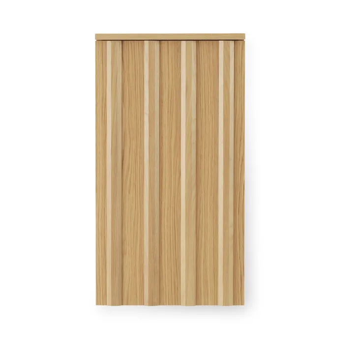 Rib wandkast - Eiken, 73x40x23 cm - Normann Copenhagen