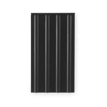 Rib wandkast - Zacht zwart, 73x40x23 cm - Normann Copenhagen