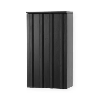 Rib wandkast - Zacht zwart, 73x40x23 cm - Normann Copenhagen