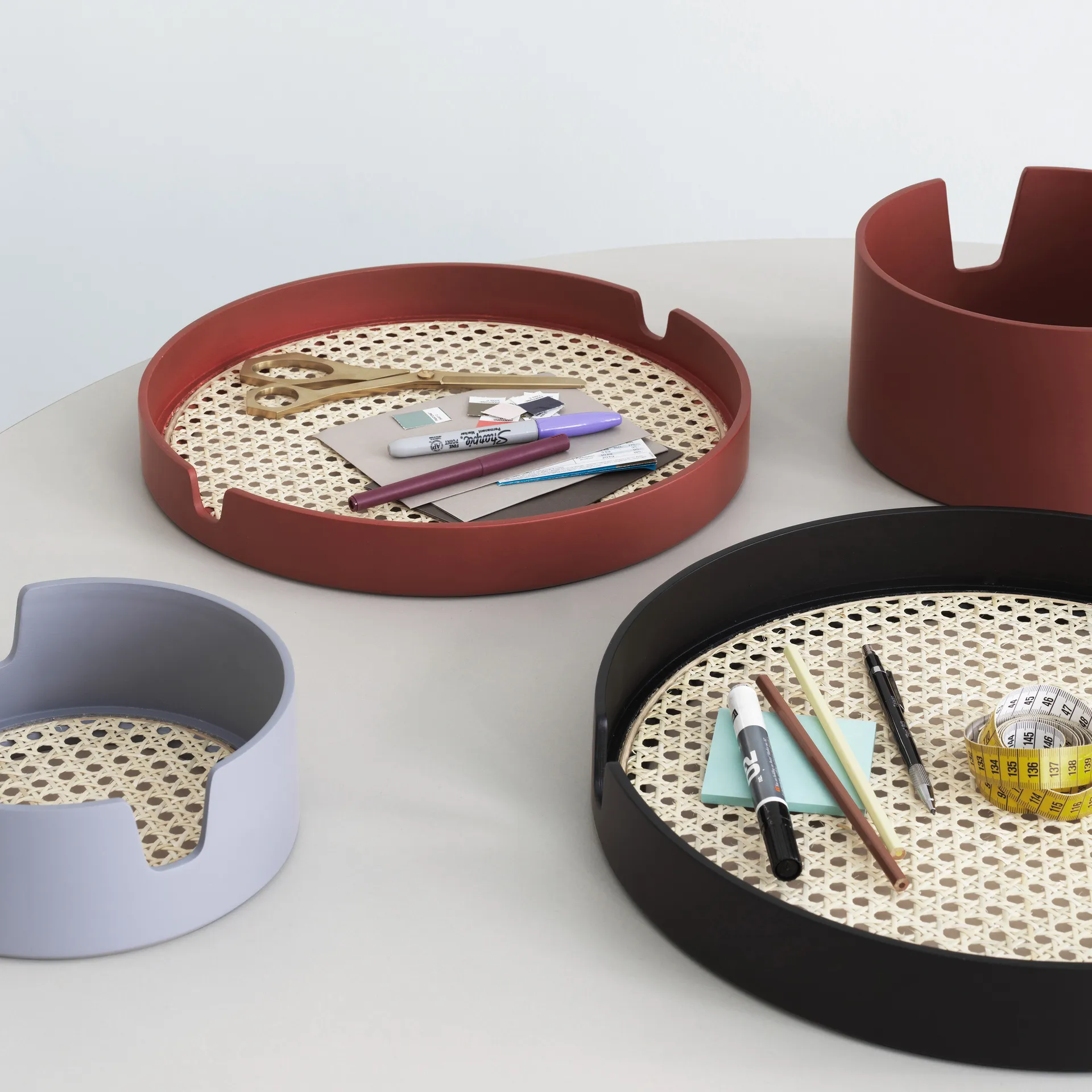 Salon dienblad Ø 40 cm., zwart Normann Copenhagen