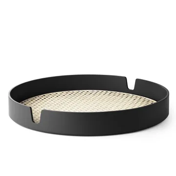 Salon dienblad Ø 40 cm. - zwart - Normann Copenhagen