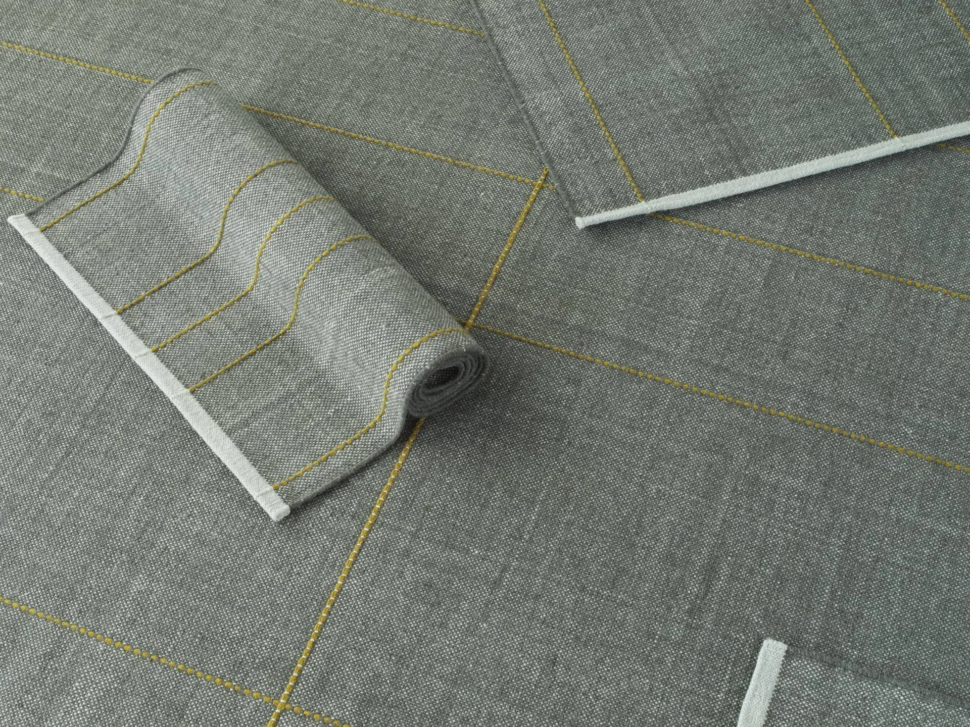 Seam vloerkleed, Blue tones, 250x350 cm Normann Copenhagen