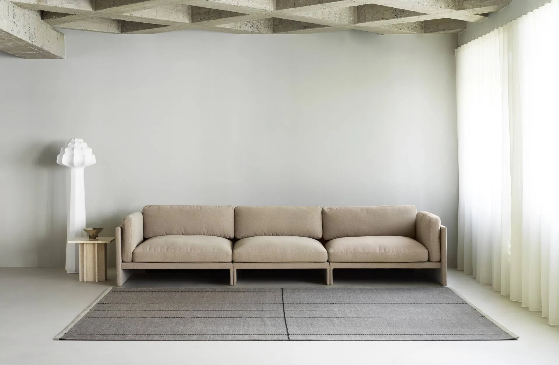 Seam vloerkleed, Blue tones, 250x350 cm Normann Copenhagen