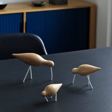 Shorebird eikenhout-wit - klein - Normann Copenhagen