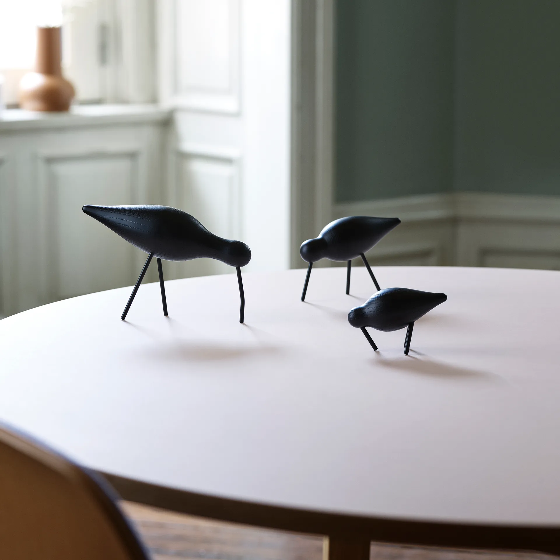 Shorebird zwart, groot Normann Copenhagen