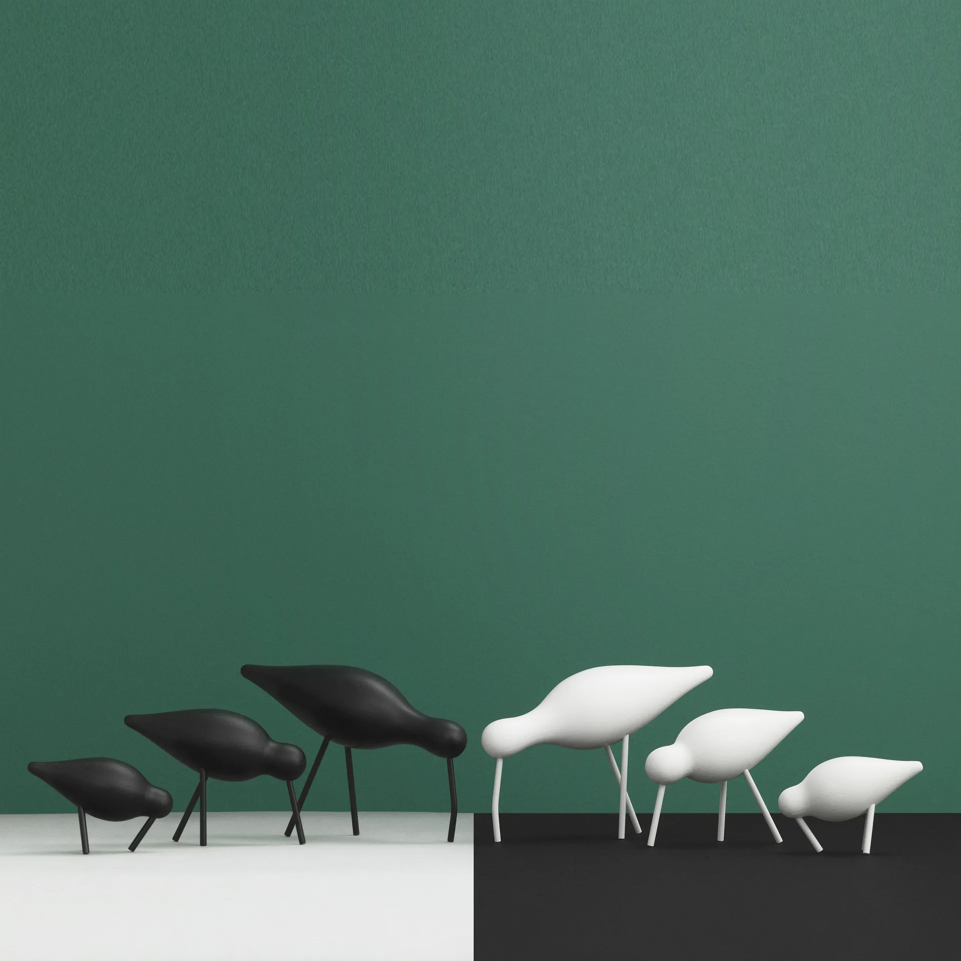 Shorebird zwart, klein Normann Copenhagen