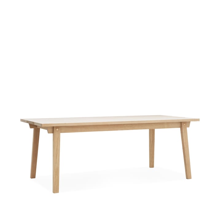 Slice eettafel - eikenhout gezeept, 3-delig tafelblad - Normann Copenhagen