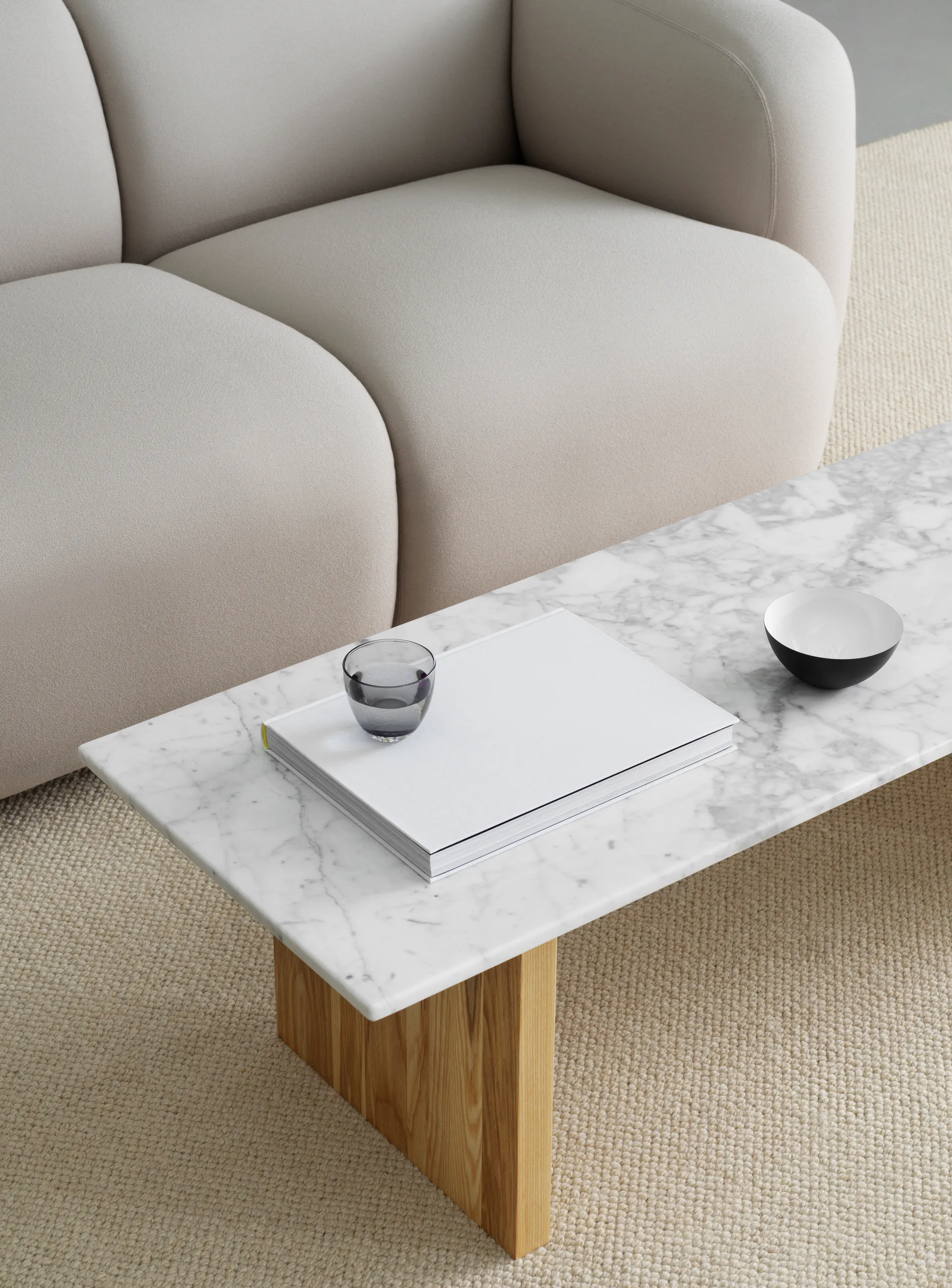 Solid Table salontafel 130x38,5x40 cm, White Normann Copenhagen