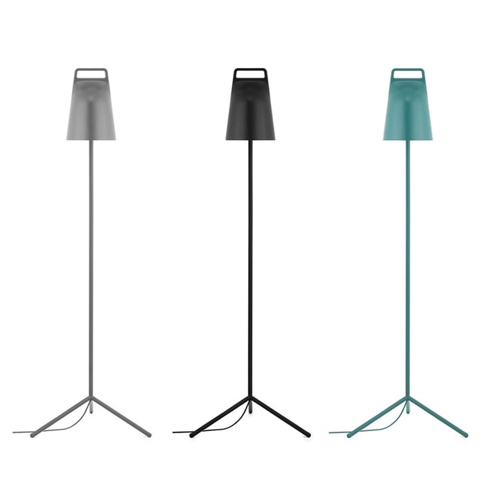 Stage vloerlamp - grey, gepoedercoat staal - Normann Copenhagen