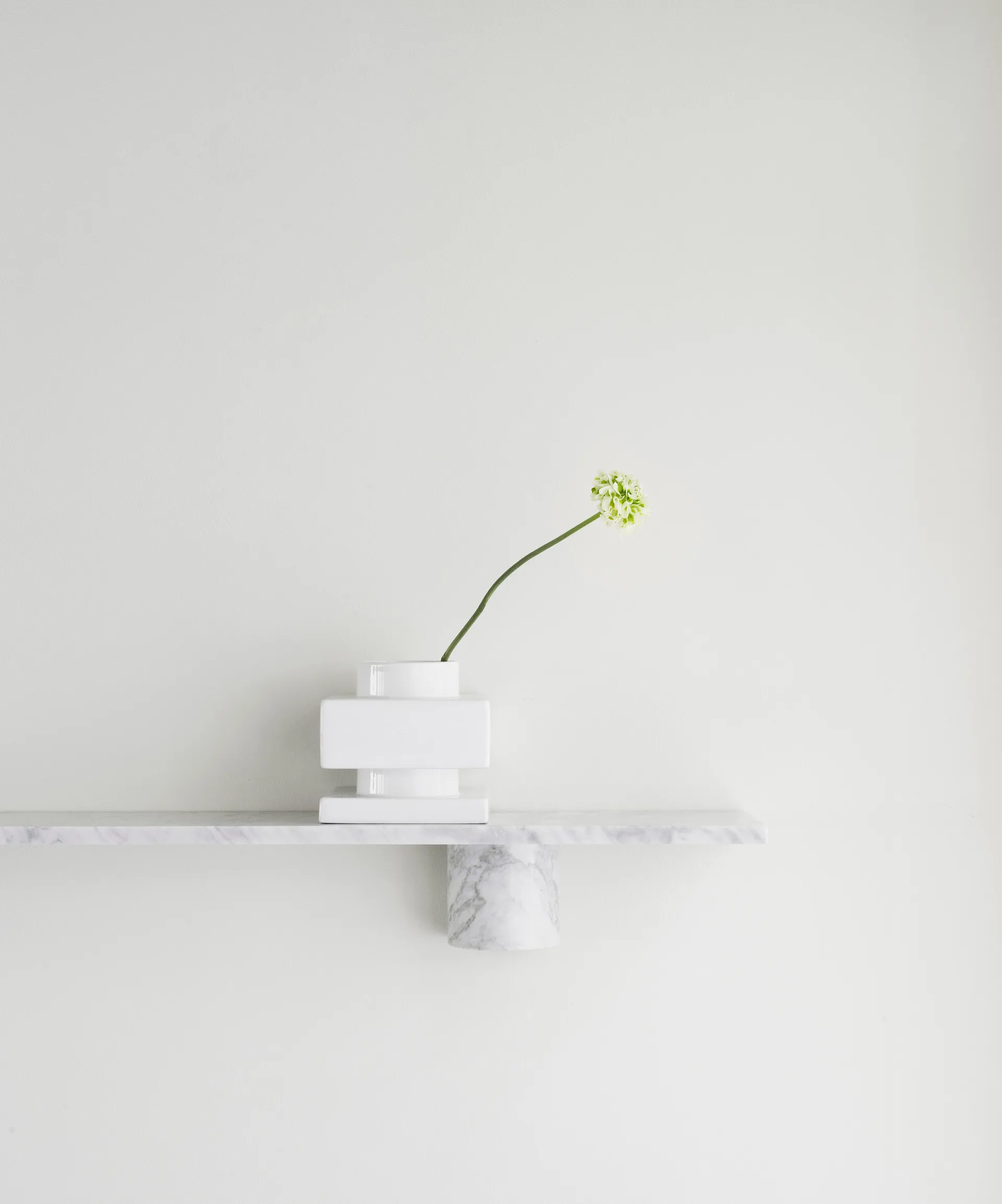 Sten Shelf wandplank 120 cm, White marble Normann Copenhagen