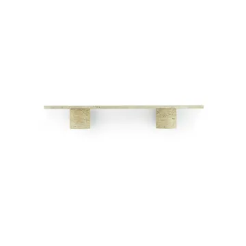 Sten Shelf wandplank 80 cm - Travertine - Normann Copenhagen
