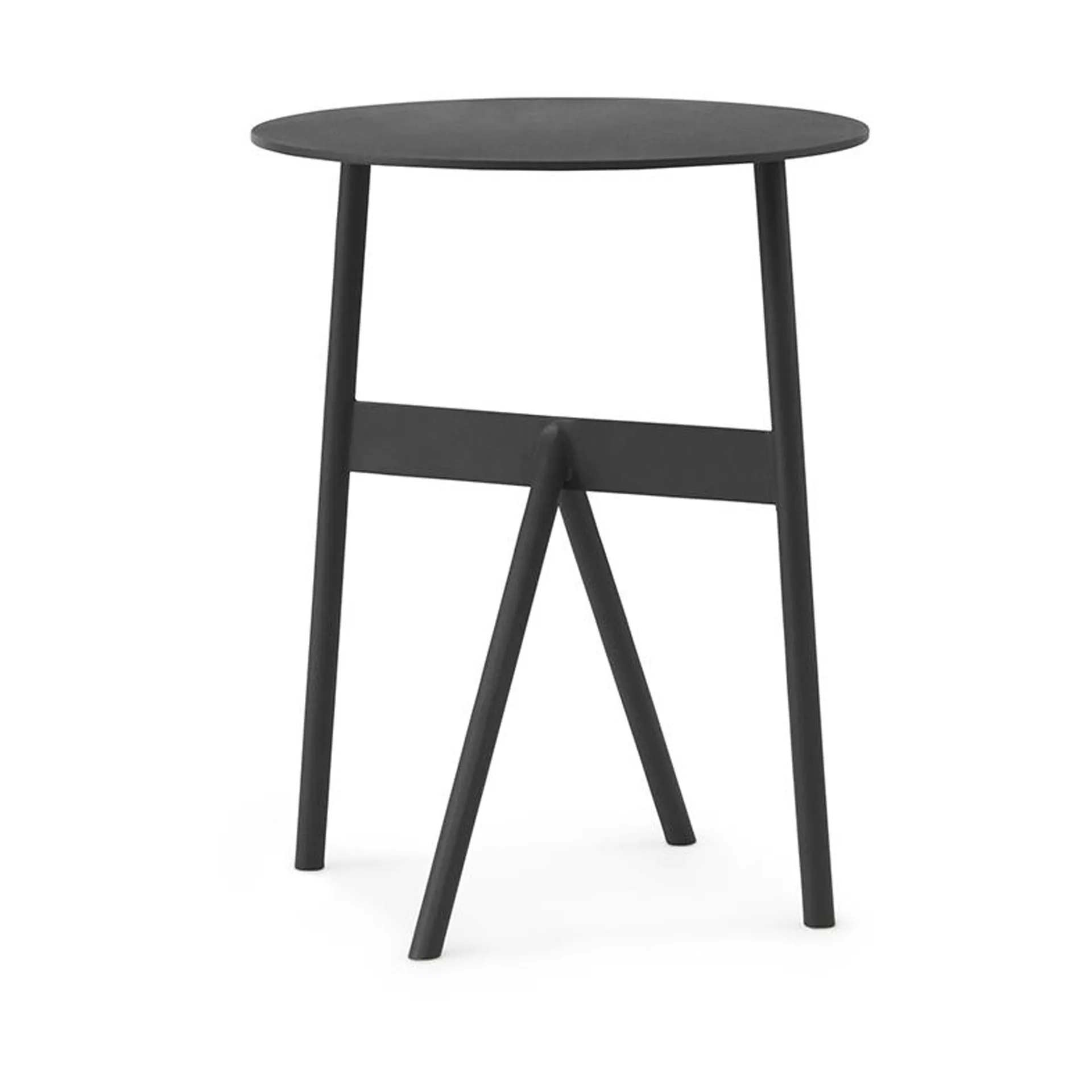 Stock Table bijzettafel Ø37 cm H:46 cm, Black Normann Copenhagen