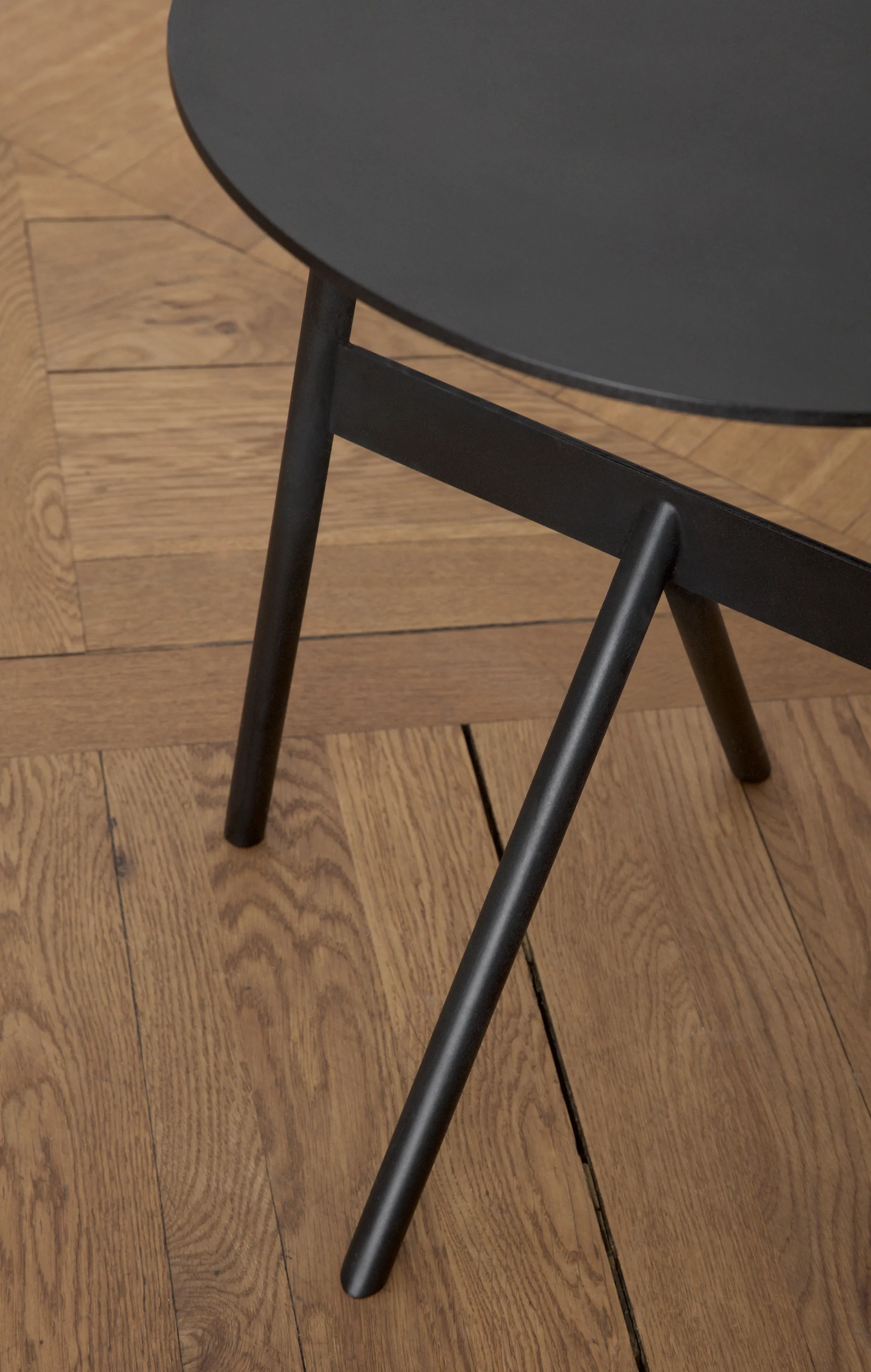 Stock Table bijzettafel Ø37 cm H:46 cm, Black Normann Copenhagen