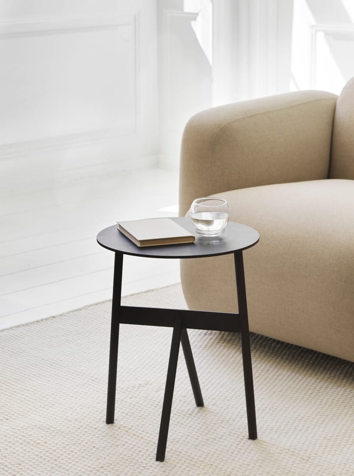 Stock Table bijzettafel Ø37 cm H:46 cm, Black Normann Copenhagen