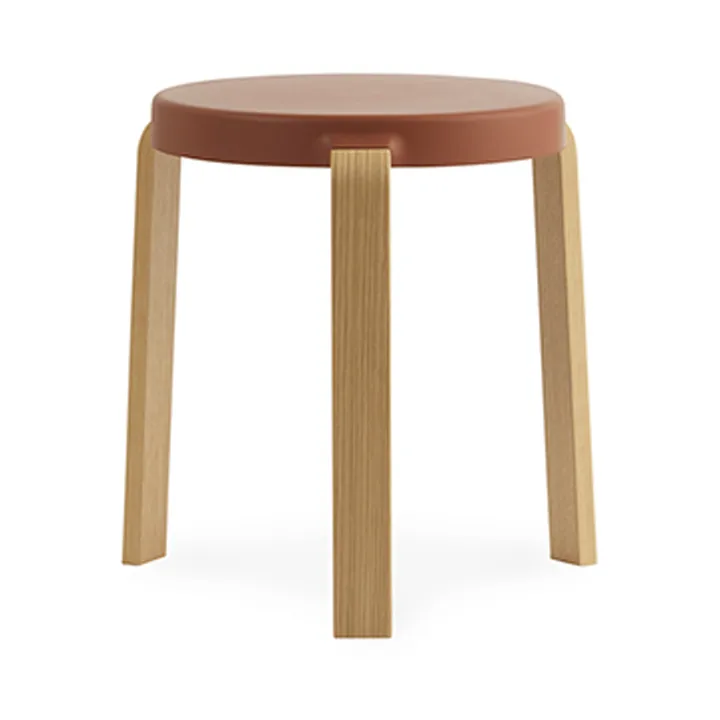 Tap Kruk - caramel, eikenhouten poten - Normann Copenhagen