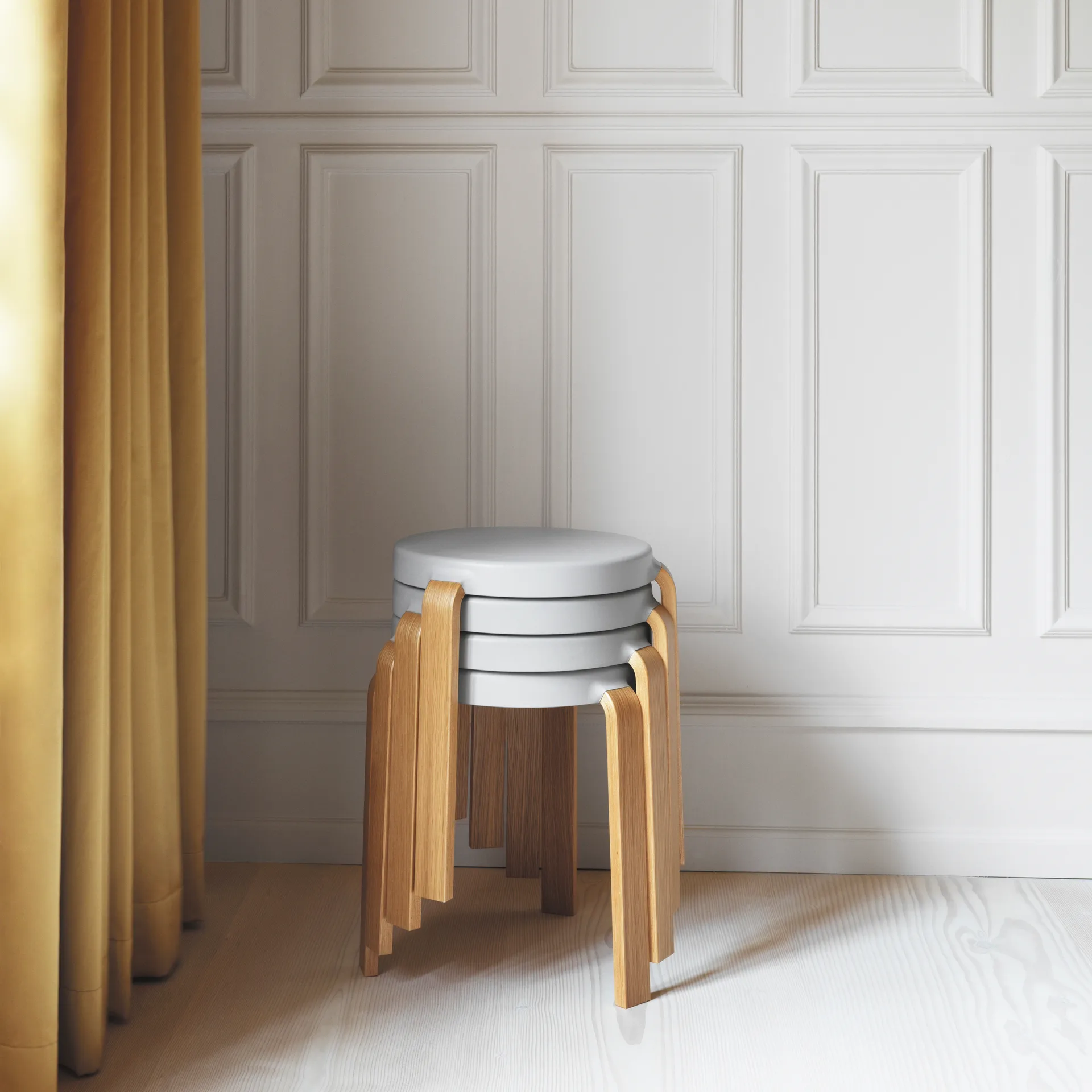 Tap kruk, grijs-eiken Normann Copenhagen