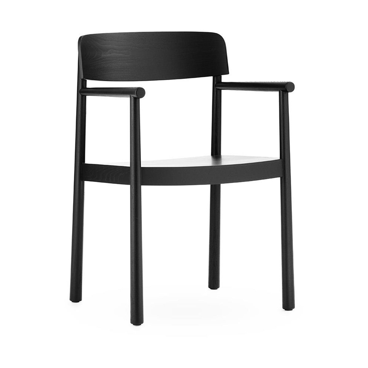 Normann Copenhagen Timb armstoel Black | Scandinavisch Interieur | Stoelen | Zwart
