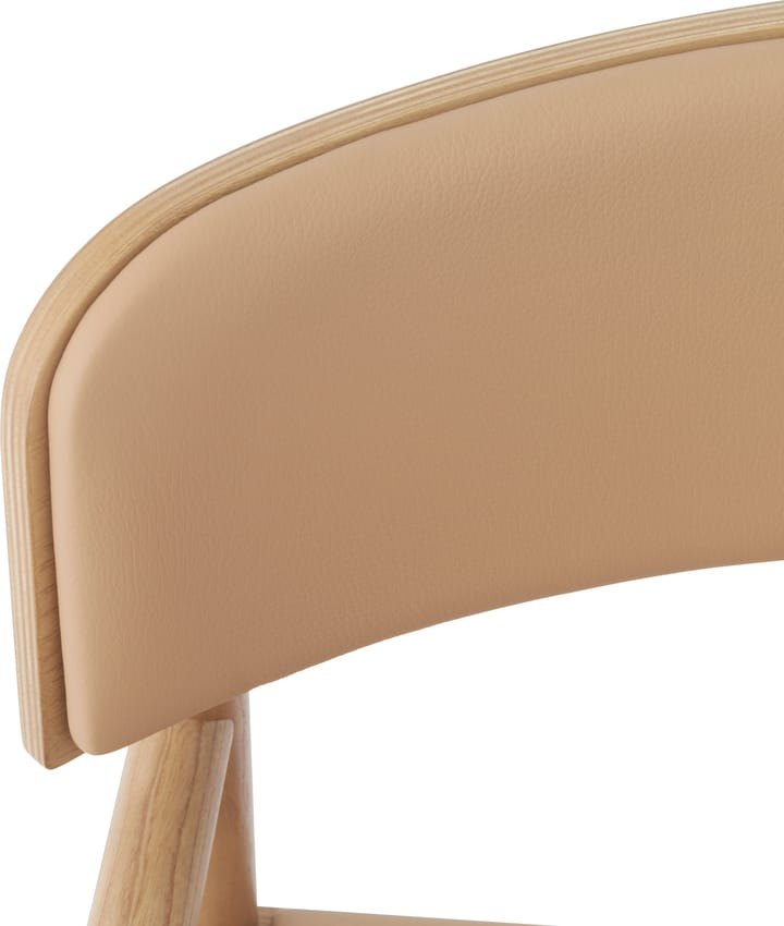 Timb armstoel met kussen, Tan/ Ultra Leather - Camel Normann Copenhagen