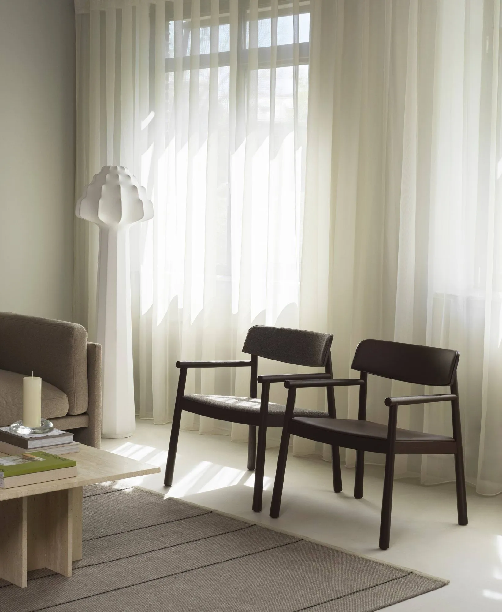 Timb fauteuil, Brown ash Normann Copenhagen