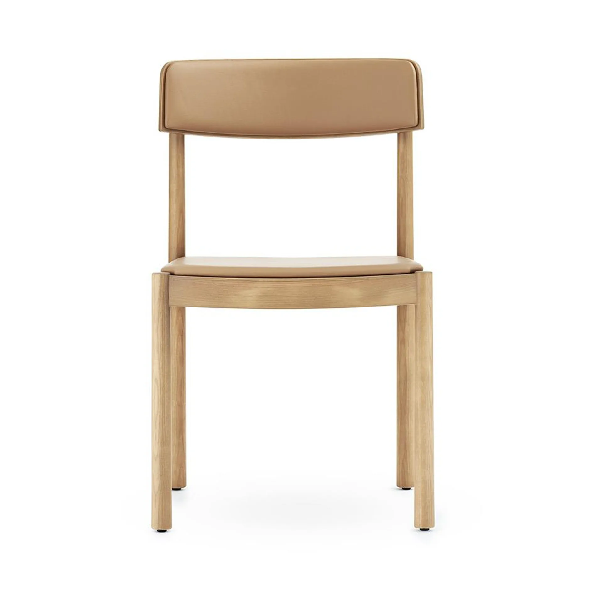 Timb stoel met kussen, Tan/ Ultra Leather - Camel Normann Copenhagen