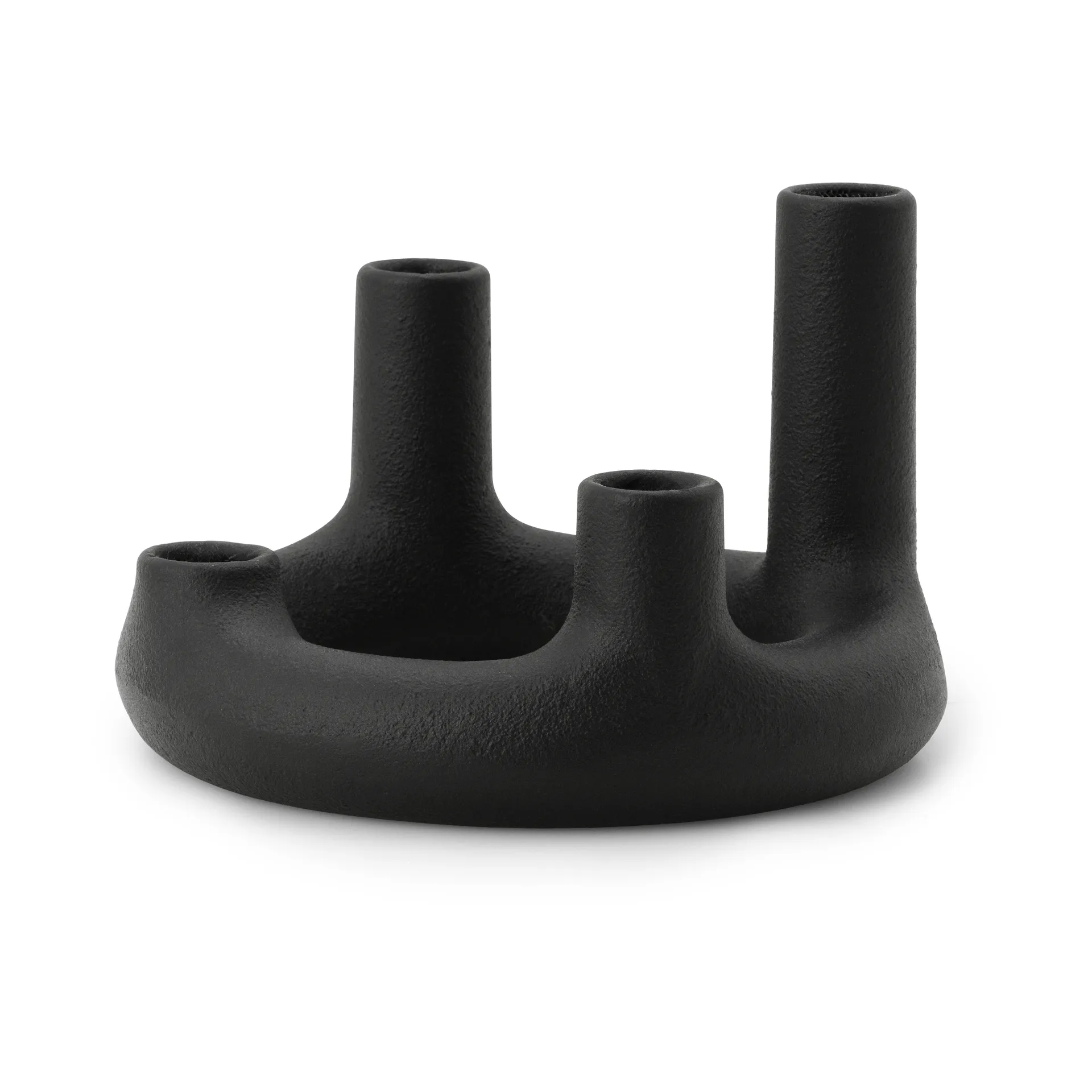 Trin kandelaar, Zwart, Ø17,7x11,8 cm Normann Copenhagen