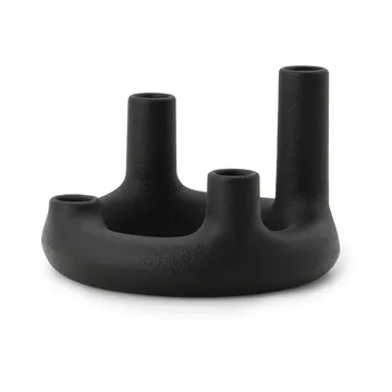 Trin kandelaar - Zwart, Ø17,7x11,8 cm - Normann Copenhagen