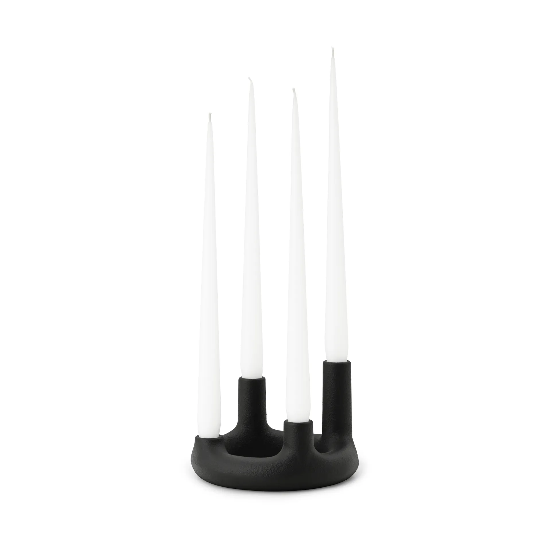 Trin kandelaar, Zwart, Ø17,7x11,8 cm Normann Copenhagen