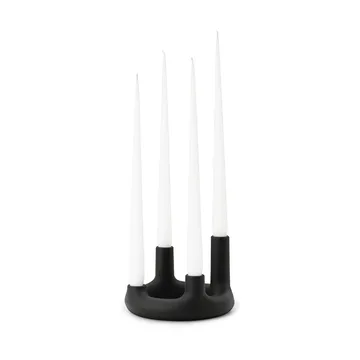 Trin kandelaar - Zwart, Ø17,7x11,8 cm - Normann Copenhagen