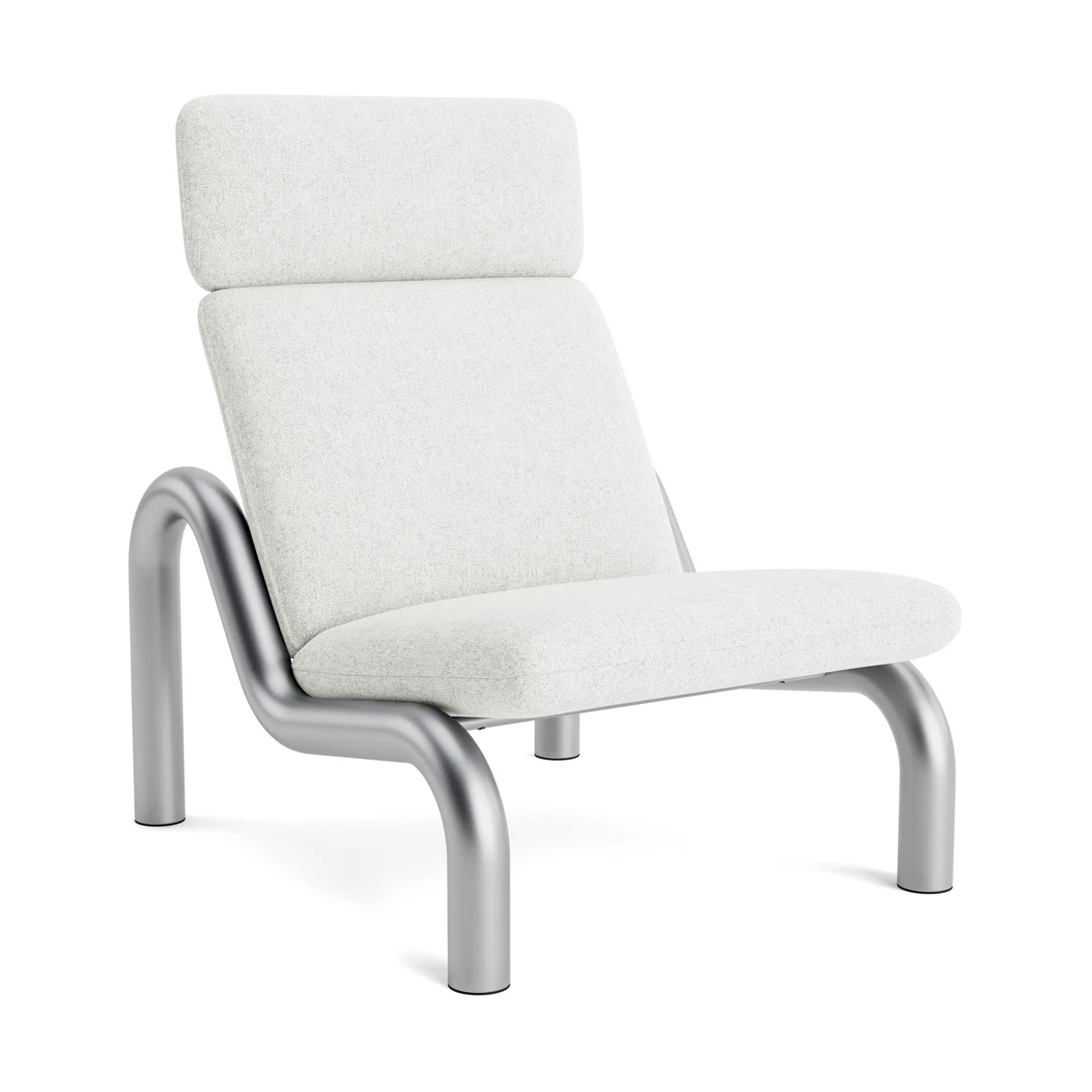 Normann Copenhagen Tube loungestoel Hallingdal 110 | Scandinavisch Interieur | Stoelen | Grijs
