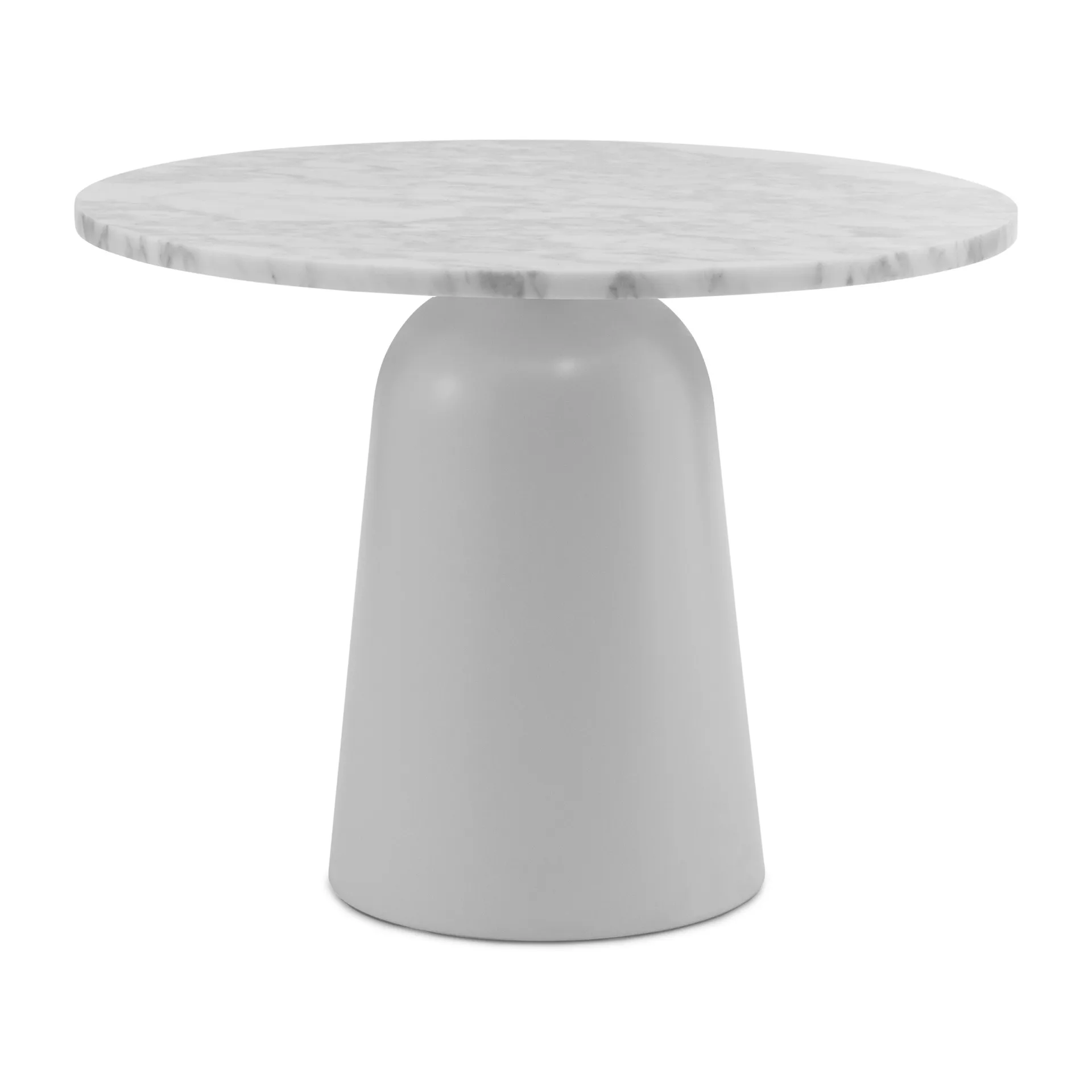 Turn verstelbare tafel Ø55 cm, Wit marmer Normann Copenhagen