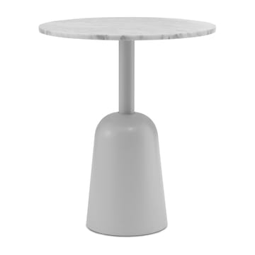 Turn verstelbare tafel Ø55 cm - Wit marmer - Normann Copenhagen