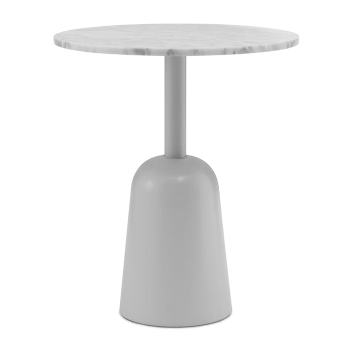 Turn verstelbare tafel Ø55 cm - Wit marmer - Normann Copenhagen