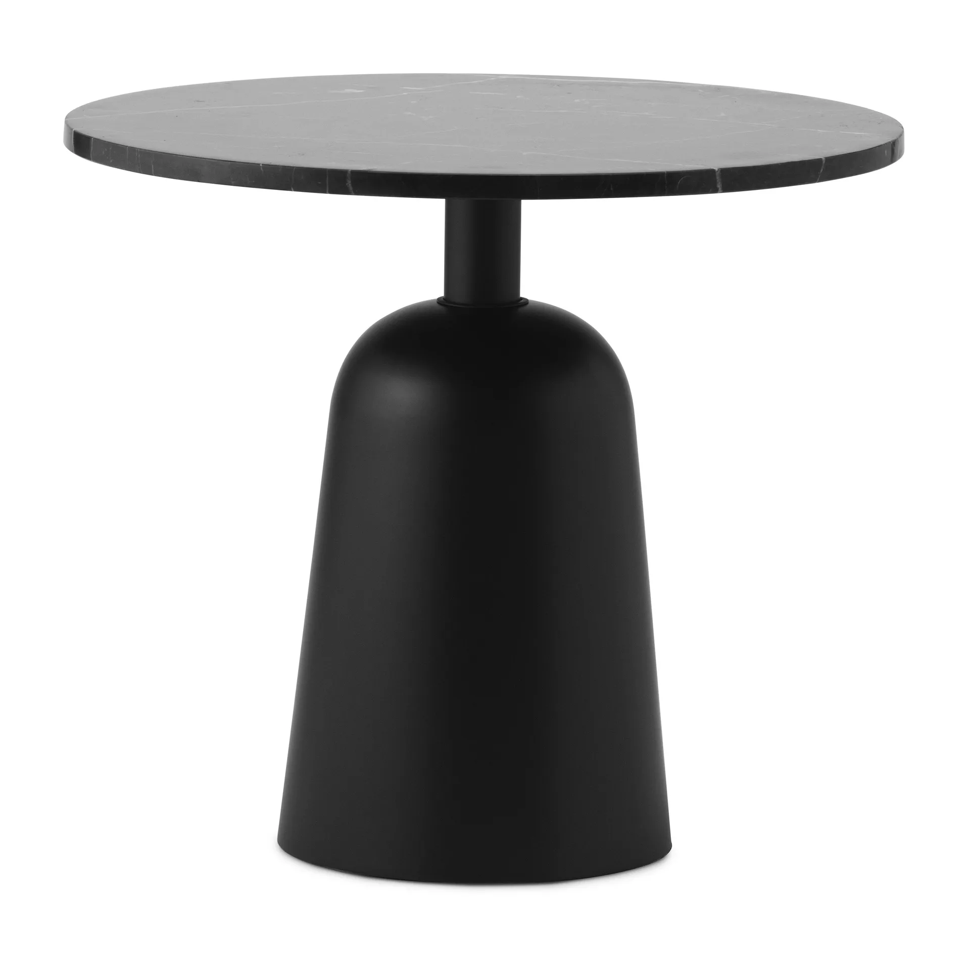 Turn verstelbare tafel Ø55 cm, Zwart marmer Normann Copenhagen