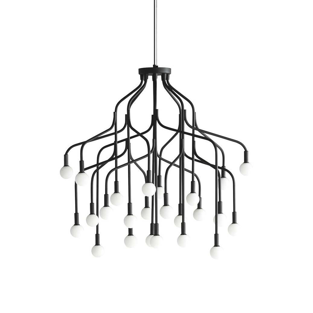 Normann Copenhagen Vekst Hanglamp Groot Zwart | Scandinavisch Interieur | Hanglampen | Zwart