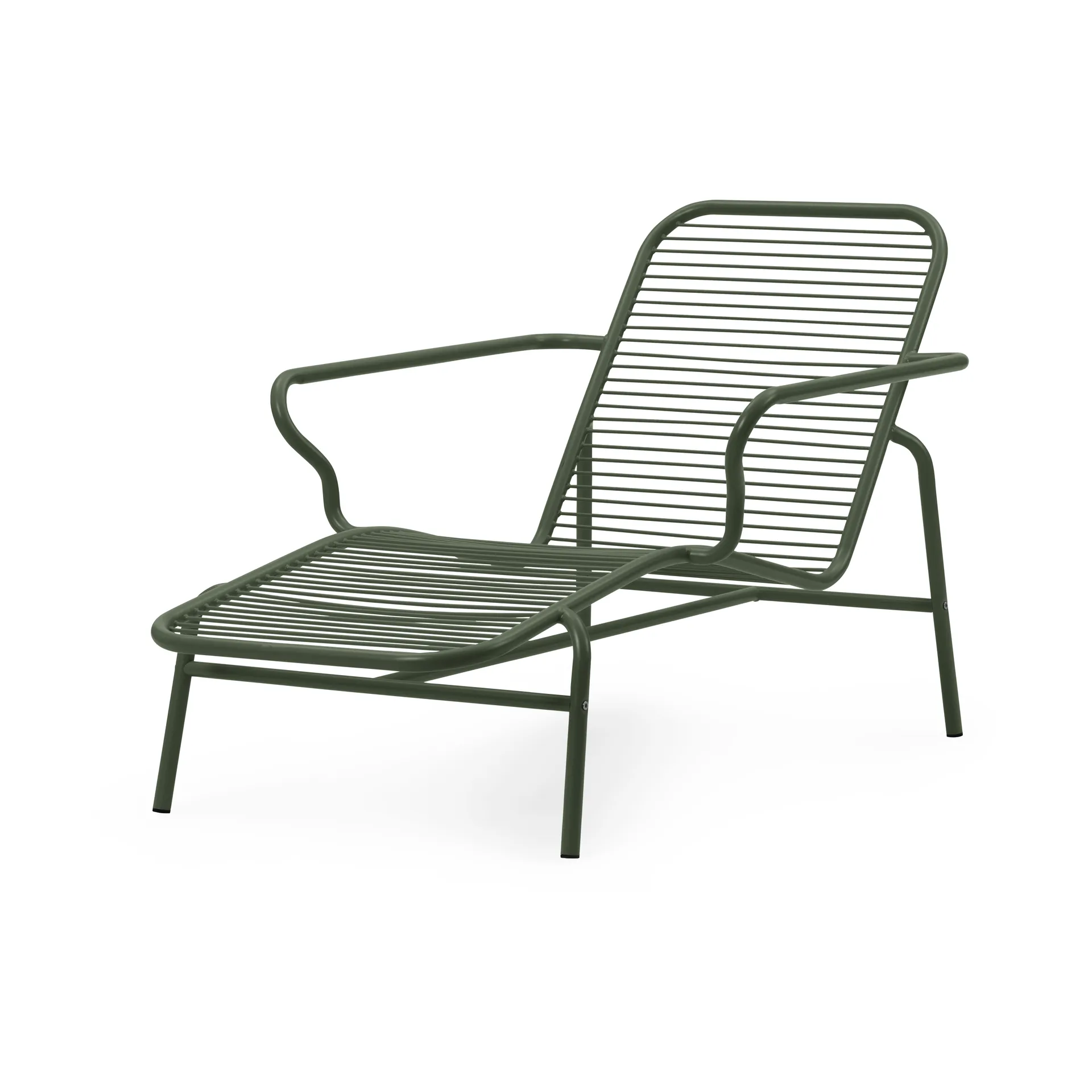 Vig Chaise Lounge ligstoel, Green Normann Copenhagen