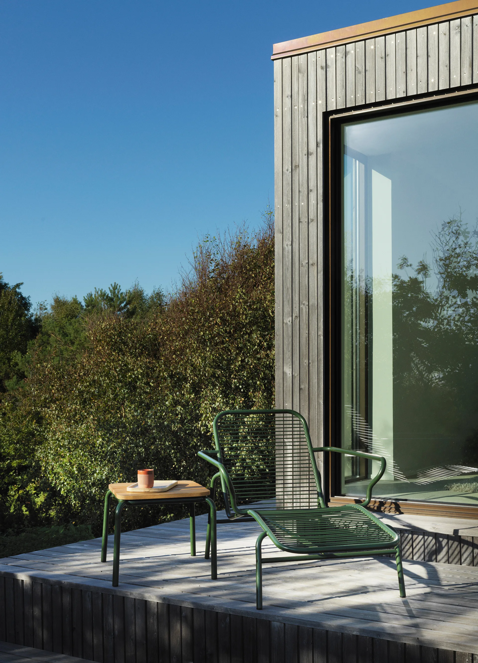 Vig Chaise Lounge ligstoel, Green Normann Copenhagen